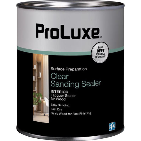 ProLuxe Smooth Clear Oil-Based Alkyd Lacquer Sanding Sealer 1 qt (Pack of 4)