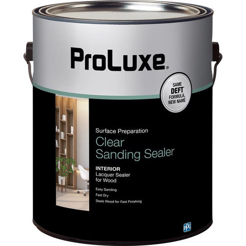 ProLuxe Smooth Clear Oil-Based Alkyd Lacquer Sanding Sealer 1 gal (Pack of 4)