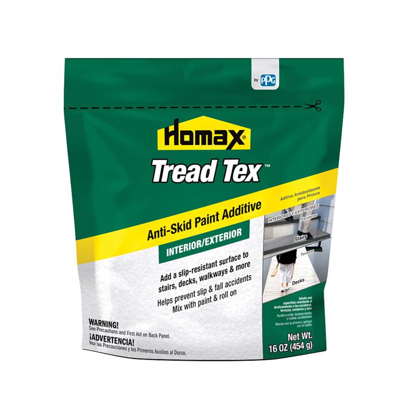 Homax Tread Tex White Anti-Skid Paint Additive 16 oz (Pack of 6)