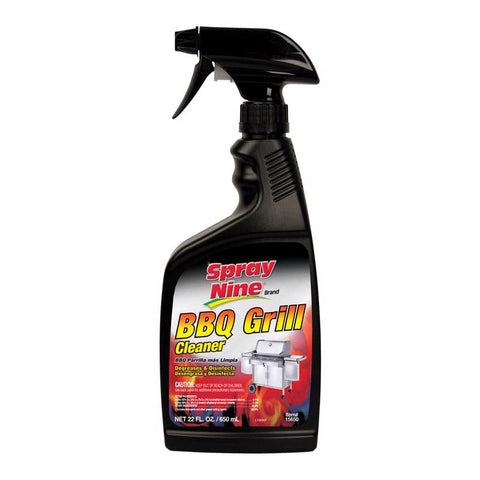 Spray Nine No Scent BBQ Grill Cleaner Liquid 22 oz (Pack of 6)