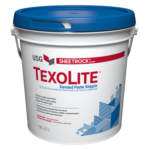 USG Sheetrock TexoLite White Wall and Ceiling Texture Paint 1 gal (Pack of 4)