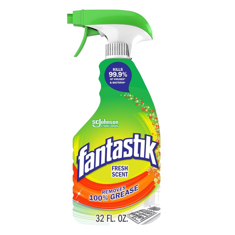 Fantastik Fresh Scent All Purpose Cleaner Liquid 32 oz (Pack of 8)