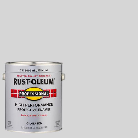 Rust-Oleum Professional Indoor and Outdoor Metallic Aluminum Protective Enamel 1 gal (Pack of 2)