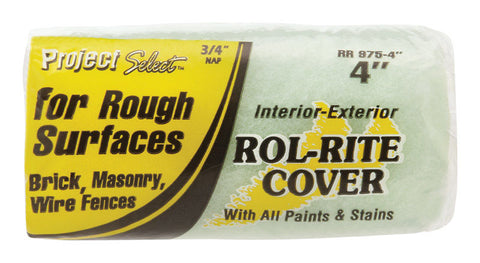 Linzer Rol-Rite Polyester 4 in. W X 3/4 in. Trim Paint Roller Cover 1 pk (Pack of 12)