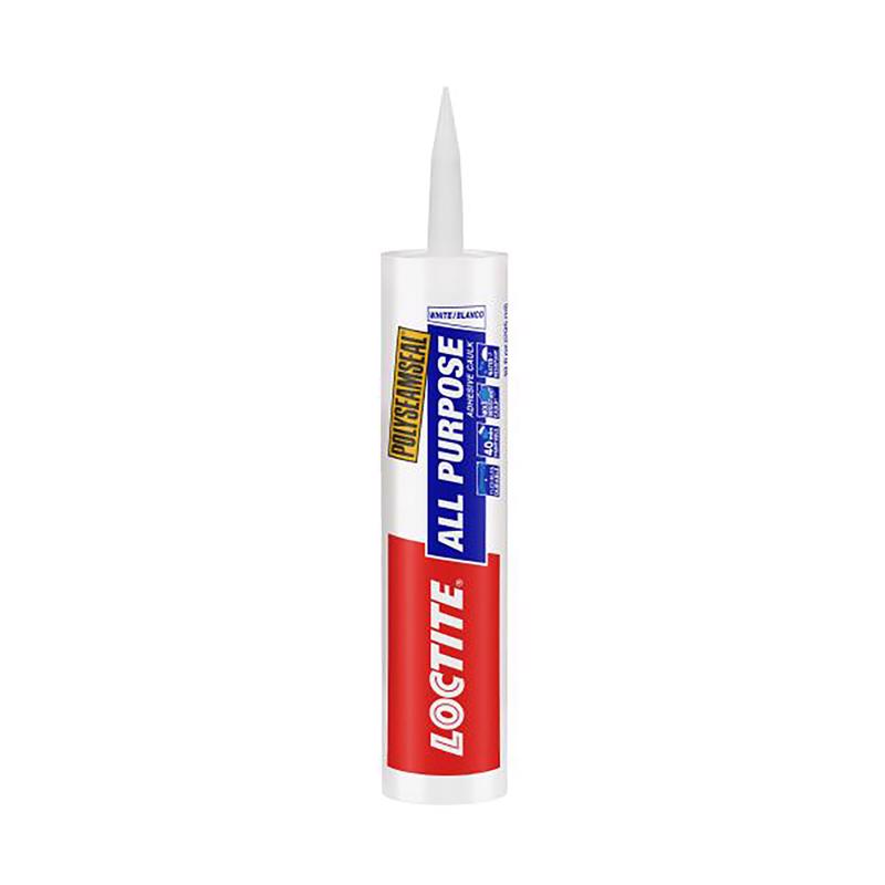 Loctite Polyseamseal White Acrylic Latex All Purpose Adhesive Caulk 10 oz (Pack of 12)