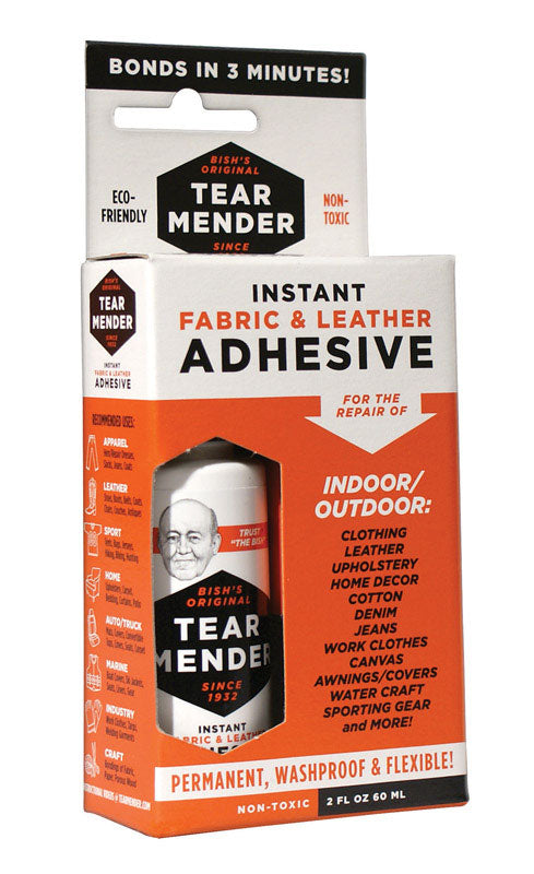 Tear Mender High Strength Liquid White Fabric & Leather Adhesive 2 oz (Pack of 4)