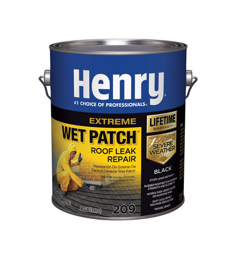 Henry Gloss Black Asphalt All-Weather Roof Cement 0.9 gal (Pack of 4)