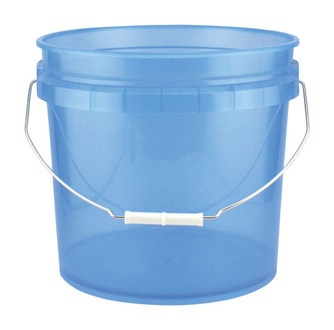 Leaktite Translucent Blue 3.5 gal Plastic Bucket (Pack of 10)
