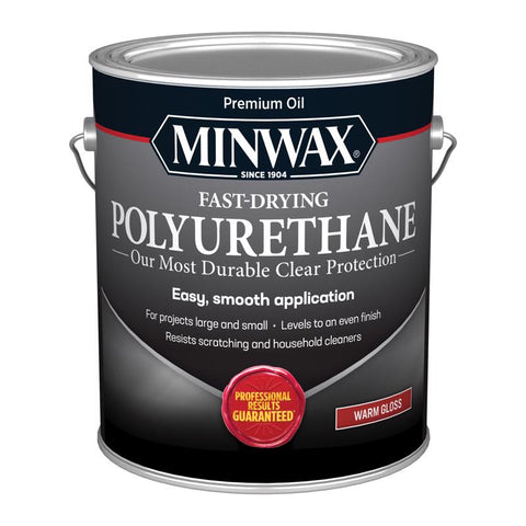 Minwax Gloss Clear Oil-Based Fast-Drying Polyurethane 1 gal (Pack of 2)
