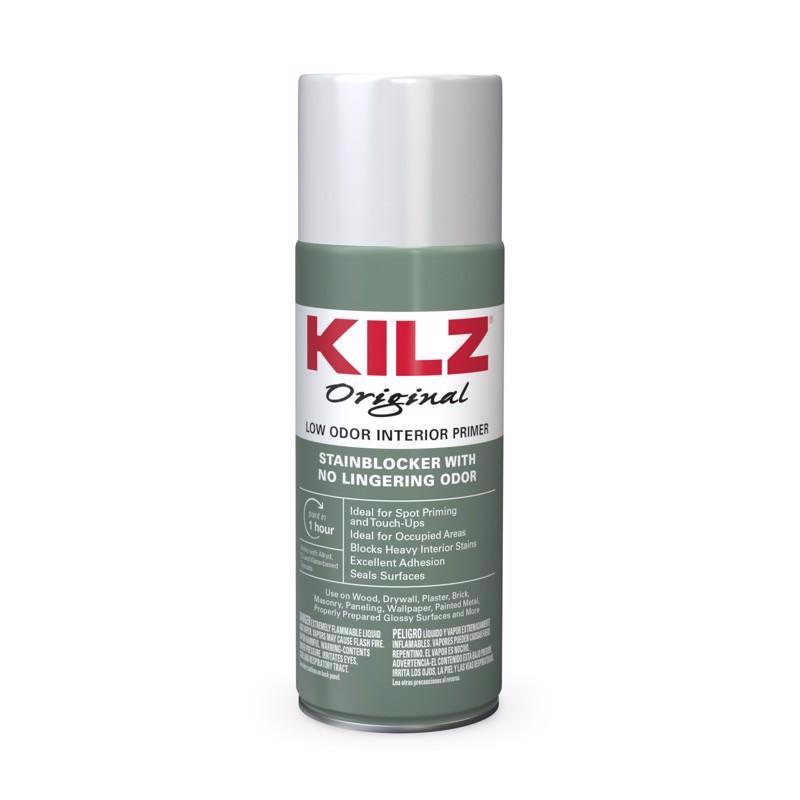KILZ Original White Flat Oil-Based Aerosol Primer/Sealer 13 oz (Pack of 12)