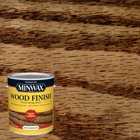 Minwax Wood Finish Semi-Transparent Early American Oil-Based Penetrating Wood Stain 1 gal (Pack of 2)
