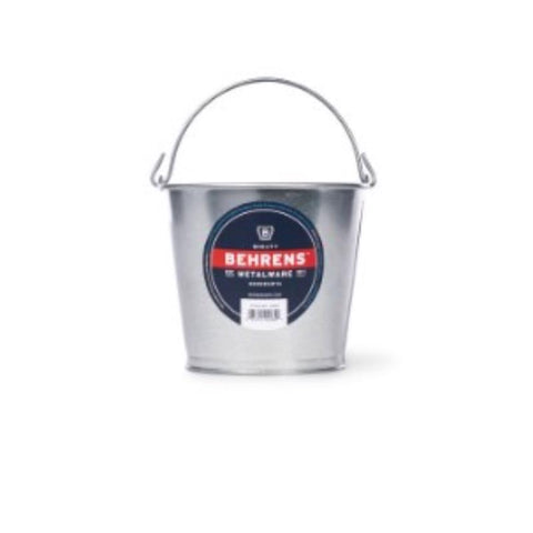 Behrens 2 qt Galvanized Pail Silver