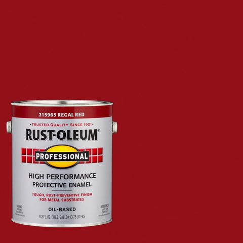 Rust-Oleum Professional Indoor and Outdoor Gloss Regal Red Protective Paint 1 gal (Pack of 2)