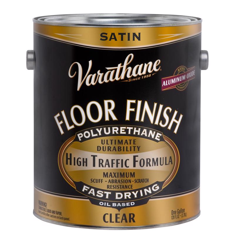 Varathane Satin Clear Oil-Based Floor Paint 1 gal (Pack of 2)