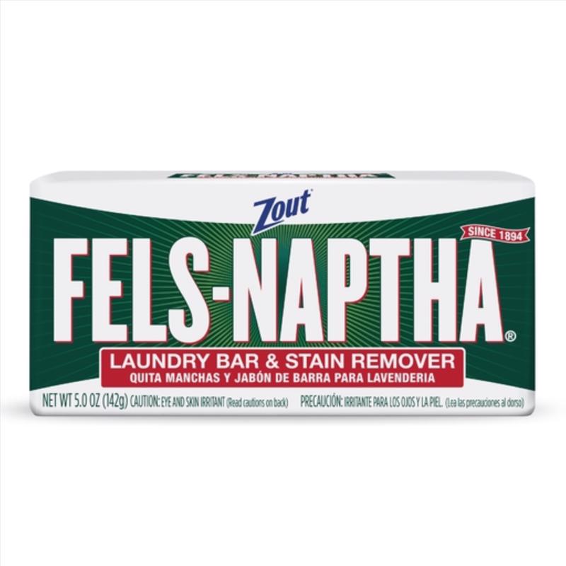 Zout Fels-Naptha Fresh Scent Laundry Stain Remover Bar 5 oz 1 pk (Pack of 24)