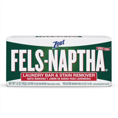 Zout Fels-Naptha Fresh Scent Laundry Stain Remover Bar 5 oz 1 pk (Pack of 24)