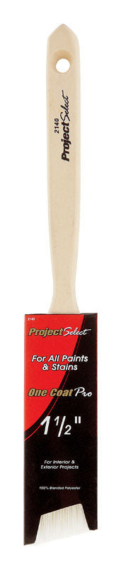 Linzer Project Select 1-1/2 in. Angle Trim Paint Brush (Pack of 12)