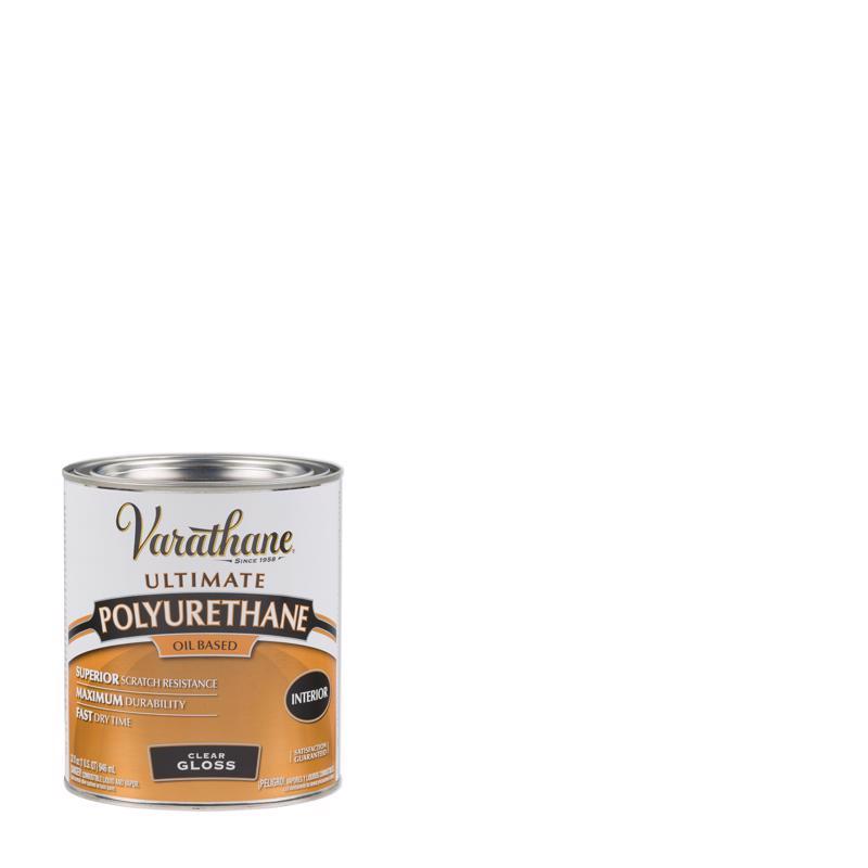 Varathane Ultimate Gloss Clear Oil-Based Polyurethane 1 qt (Pack of 2)
