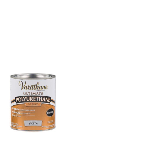 Varathane Ultimate Satin Clear Oil-Based Polyurethane 1 qt (Pack of 2)