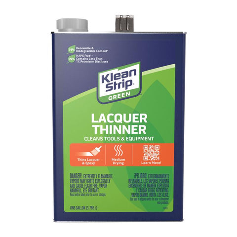 Klean Strip Green Acetone Lacquer Thinner 1 gal (Pack of 4)
