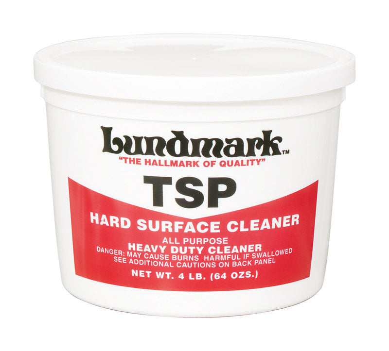 Lundmark TSP No Scent Hard Surface Cleaner 4 lb Powder (Pack of 4)