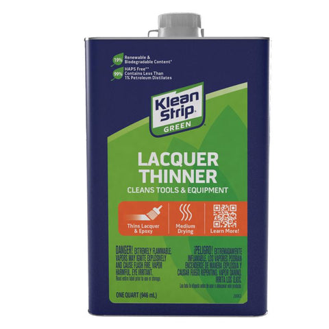 Klean Strip Green Lacquer Thinner 1 qt (Pack of 6)