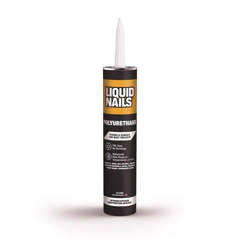 Liquid Nails Polyurethane Polyurethane Construction Adhesive 10 oz (Pack of 12)