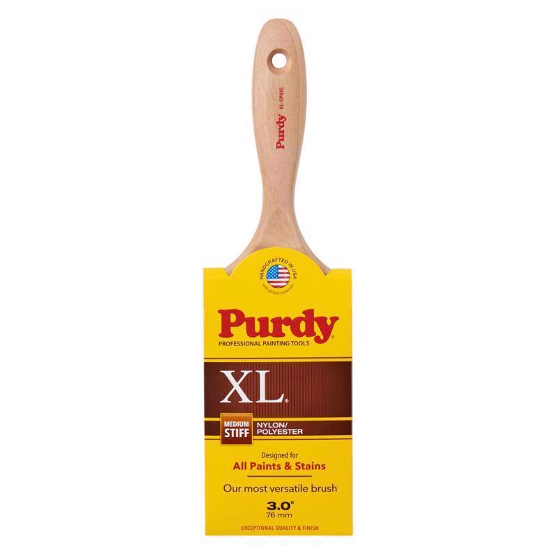 Purdy XL Sprig 3 in. Medium Stiff Flat Trim Paint Brush