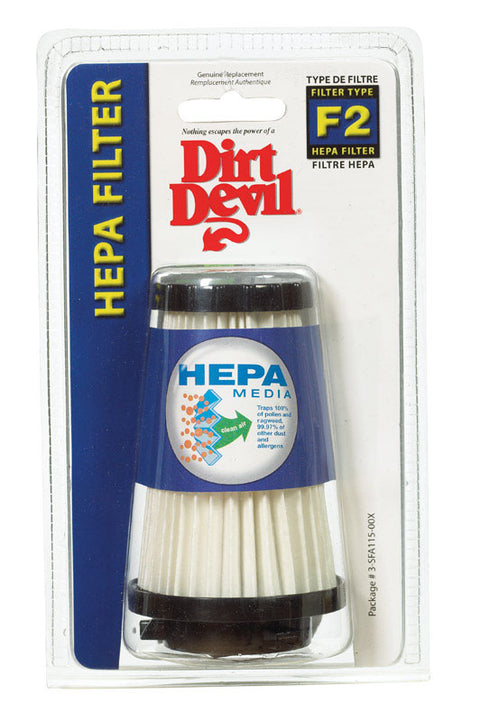 Dirt Devil Vacuum Filter For For use in dynamite quick vacuum 1 pk F2 Filter