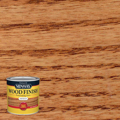 Minwax Wood Finish Semi-Transparent Gunstock Oil-Based Penetrating Wood Stain 1/2 pt (Pack of 4)