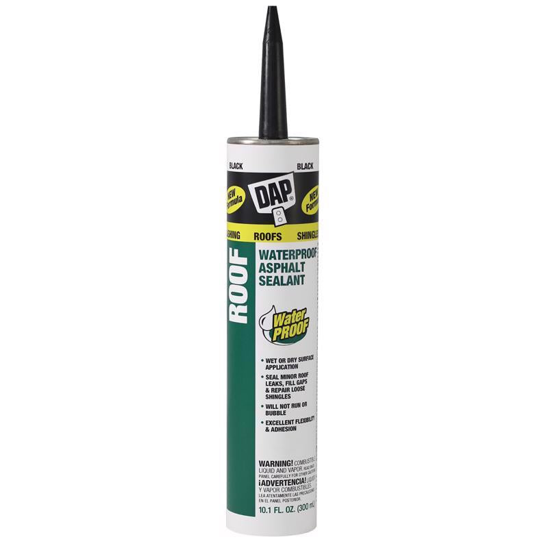 DAP Low Luster Black Asphalt Roof Sealant 10.1 oz (Pack of 12)