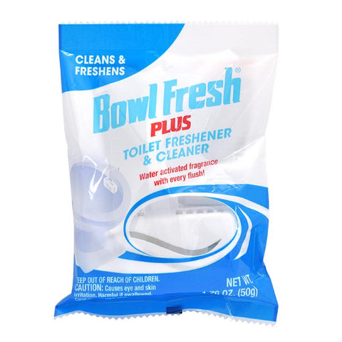 Bowl Fresh Clean Scent Toilet Deodorizer and Cleaner 1.76 oz Tablet (Pack of 24)