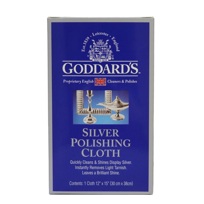 Goddard's Mild Scent Silver Polish 1 wipes Cloth (Pack of 6)
