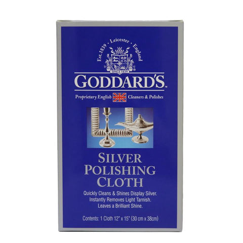 Goddard's Mild Scent Silver Polish 1 wipes Cloth (Pack of 6)