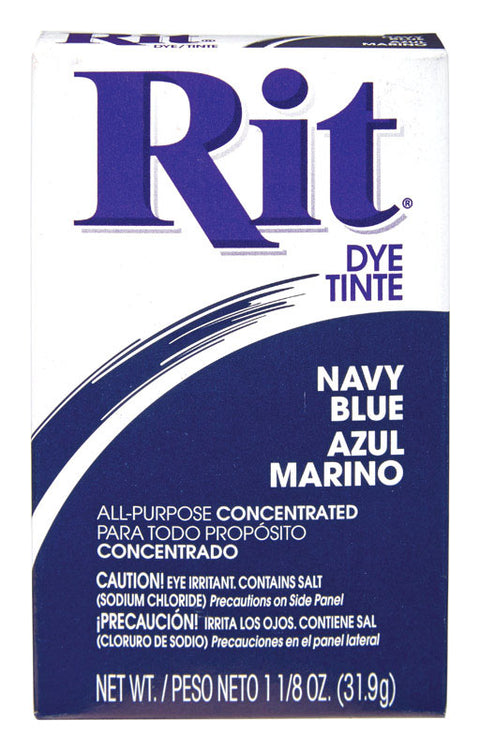 Rit 1.13 oz Navy Blue For Fabric Dye (Pack of 6)