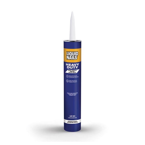 Liquid Nails Heavy Duty Acrylic Latex Construction Adhesive 28 oz (Pack of 12)
