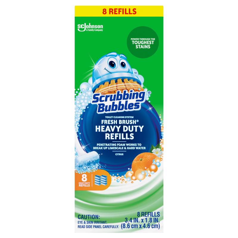 Scrubbing Bubbles Fresh Brush 1.8 in. W Scrub Brush Refill (Pack of 8)