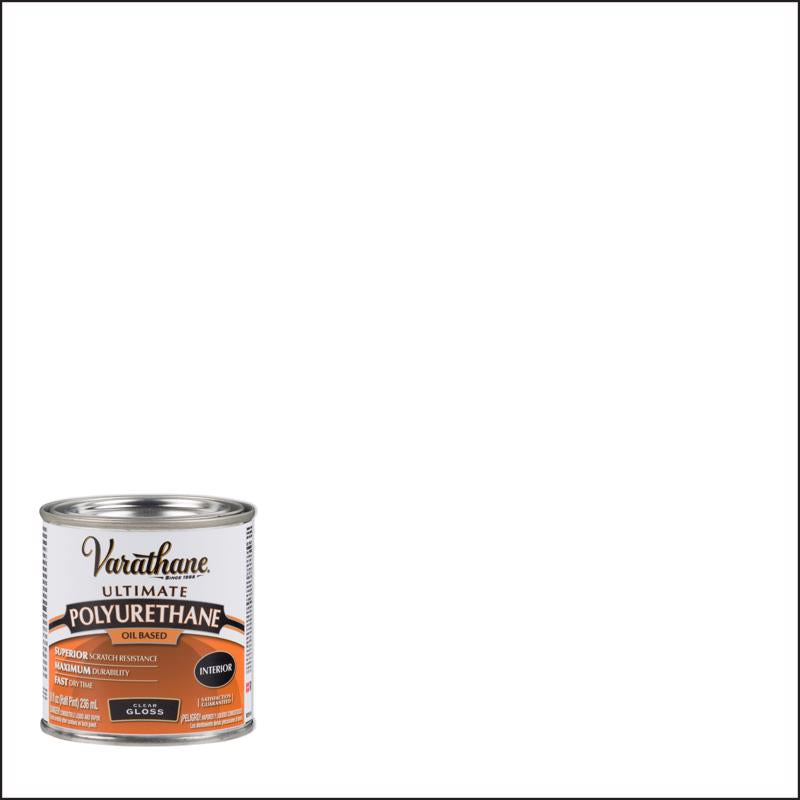 Varathane Premium Gloss Clear Oil-Based Polyurethane 0.5 pt (Pack of 4)