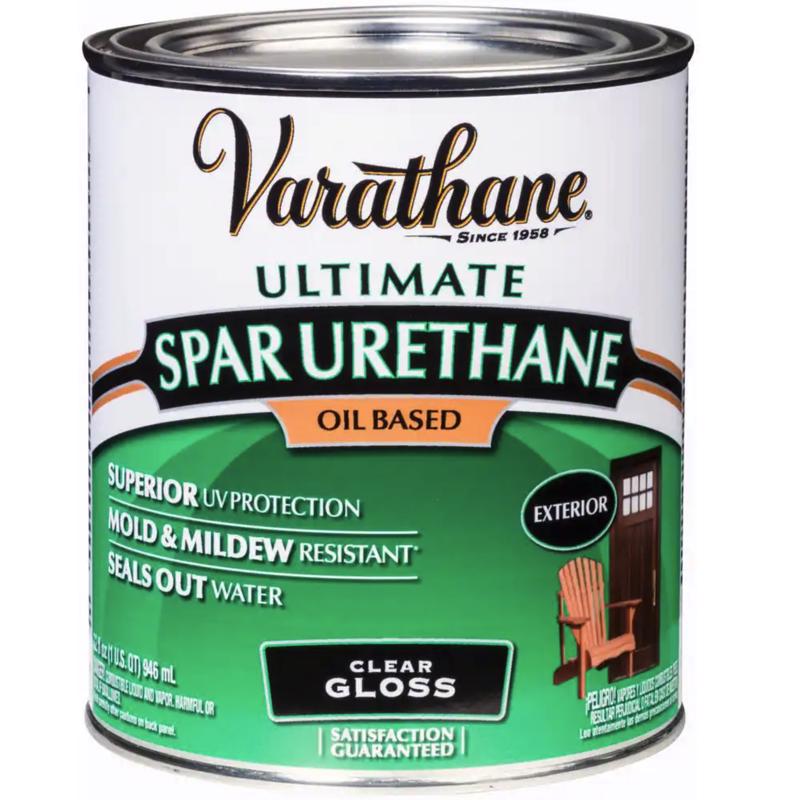 Varathane Premium Gloss Clear Oil-Based Spar Urethane 1 qt (Pack of 2)