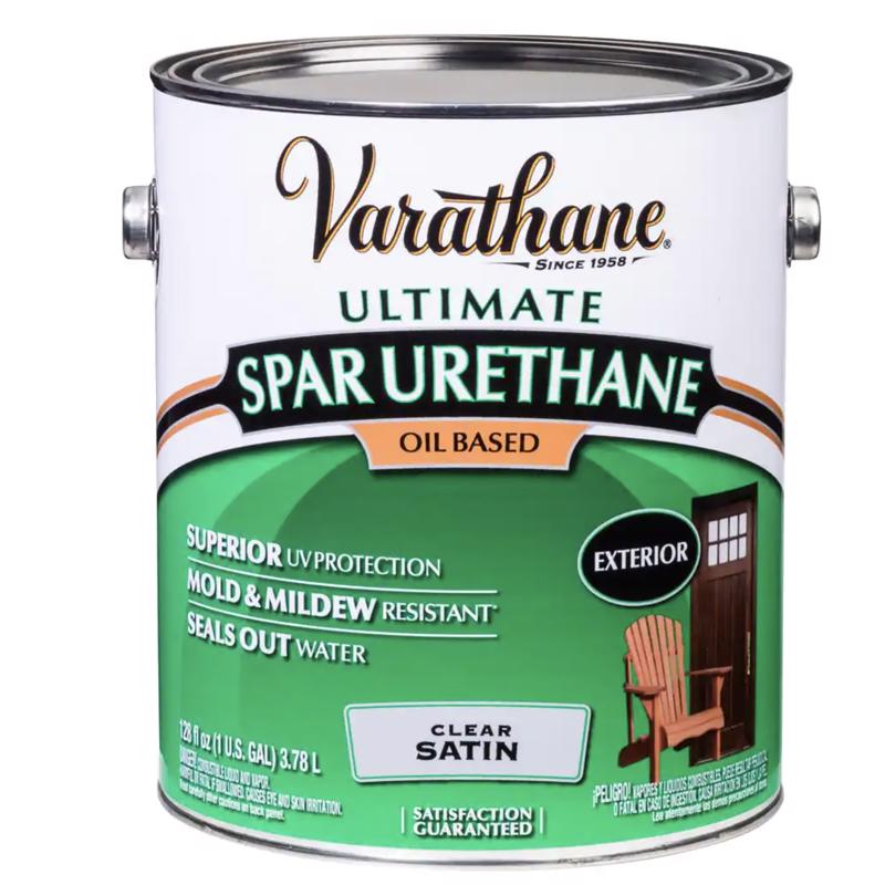 Varathane Premium Satin Clear Oil-Based Spar Urethane 1 gal (Pack of 2)