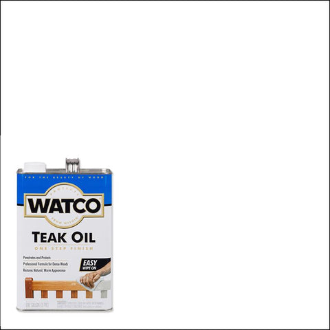 WATCO Transparent Clear Oil-Based Teak Oil 1 gal (Pack of 2)
