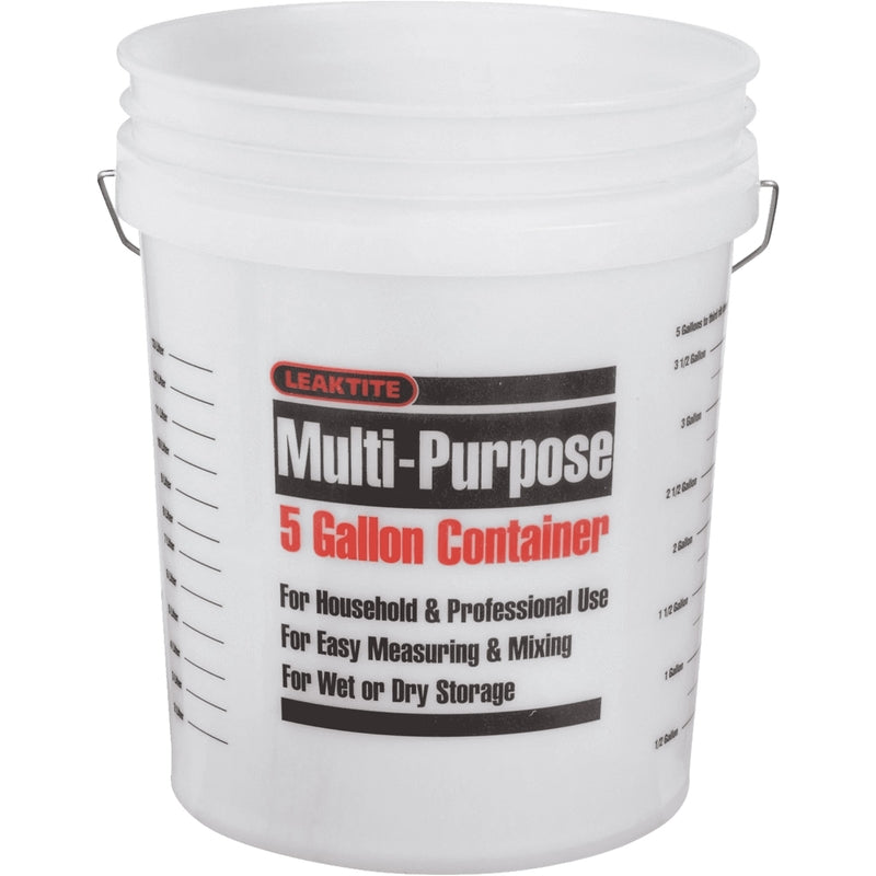 Leaktite Clear 5 gal Paint Pail (Pack of 10)