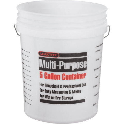 Leaktite Clear 5 gal Paint Pail (Pack of 10)