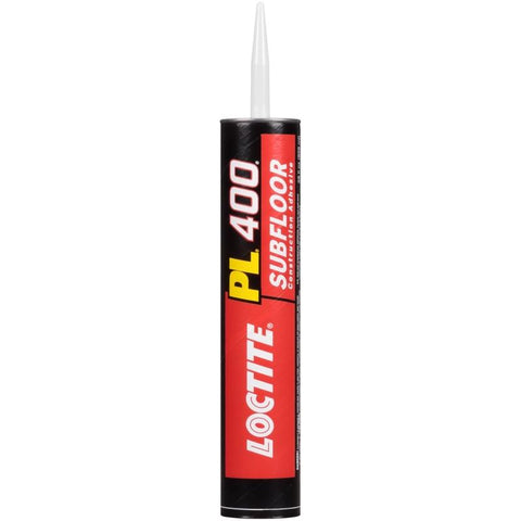 Loctite PL 400 Subfloor Adhesive Synthetic Rubber Subfloor Construction Adhesive 28 oz (Pack of 12)