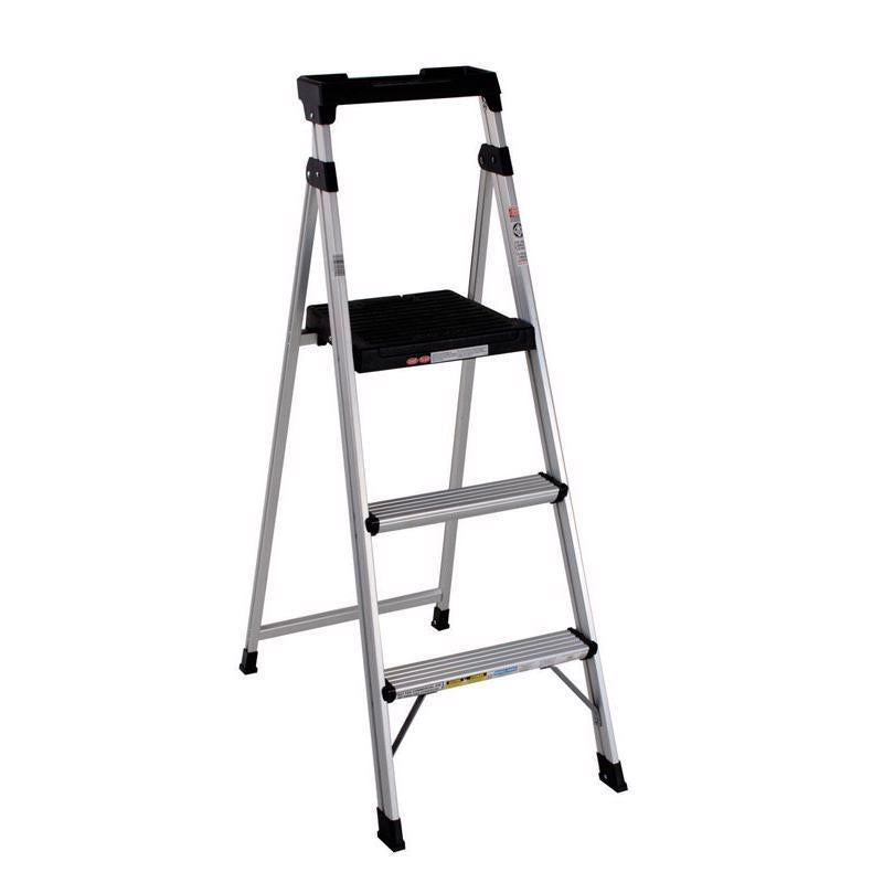 Cosco Lite Solutions 5 ft. H Aluminum Step Ladder Type II 225 lb. cap.