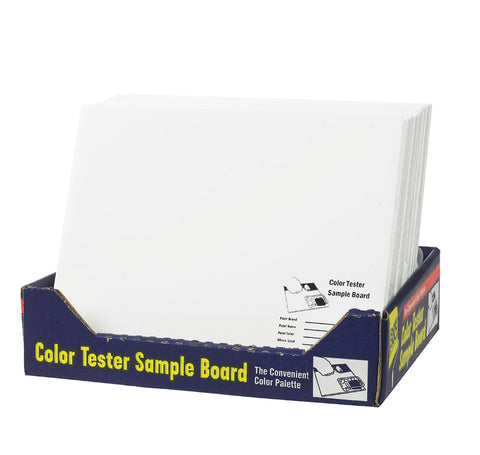 Foam Pro 10 in. W X 12 in. L White Foam Core Color Test Sample Board (Pack of 24)