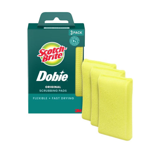Scotch-Brite Medium Duty Cleaning Pad For All Purpose 4.3 in. L 3 pk (Pack of 8)