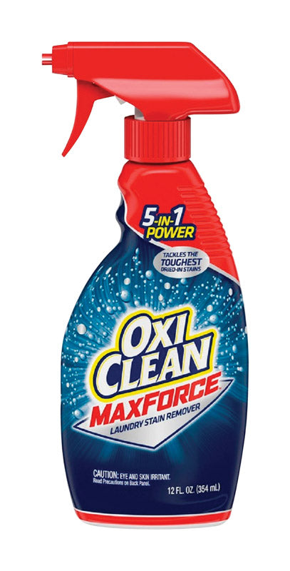 OxiClean No Scent Laundry Stain Remover Liquid 12 oz (Pack of 12)
