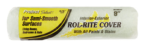 Project Select Rol-Rite Polyester 9 in. W X 3/8 in. Regular Paint Roller Cover 1 pk (Pack of 12)