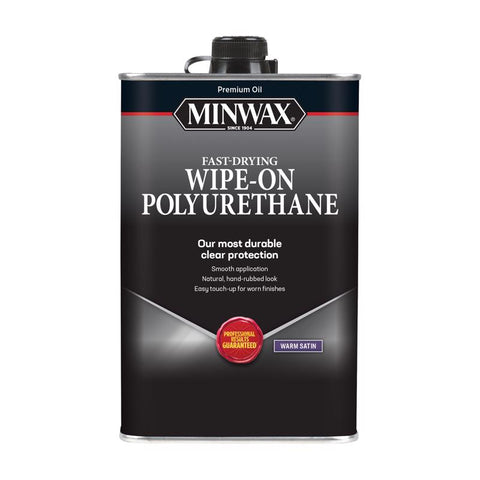 Minwax Wipe-On Poly Warm Satin Clear Polyurethane 1 pt
